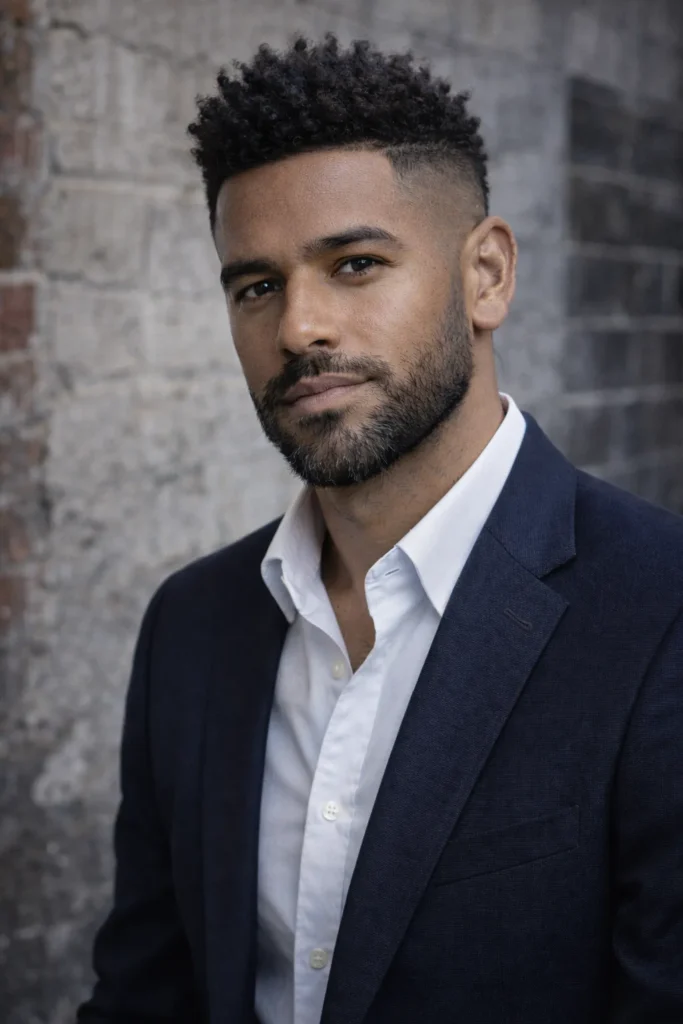 Textured Mohawk Fade (Soft Version)