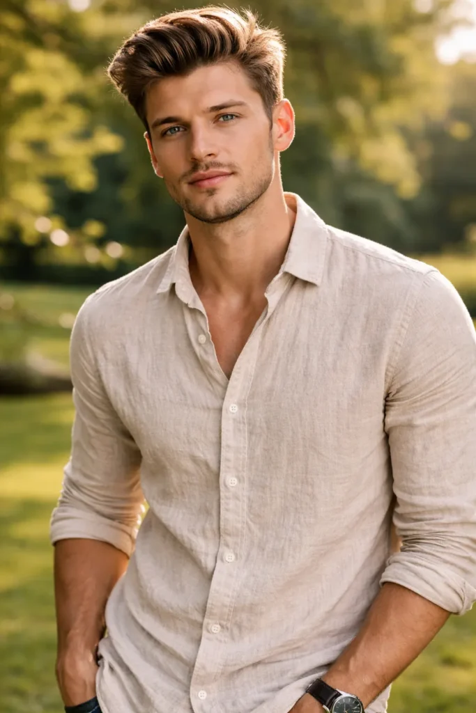 Textured Natural Quiff