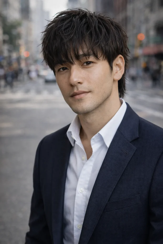 Textured Wolf Cut for Men