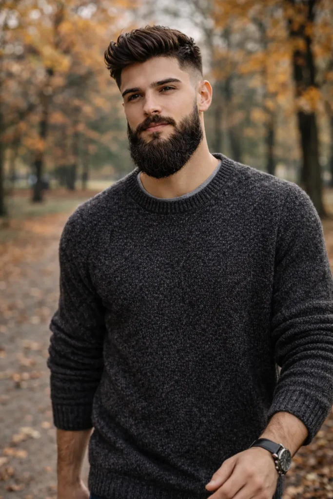 Thick Garibaldi Beard Style