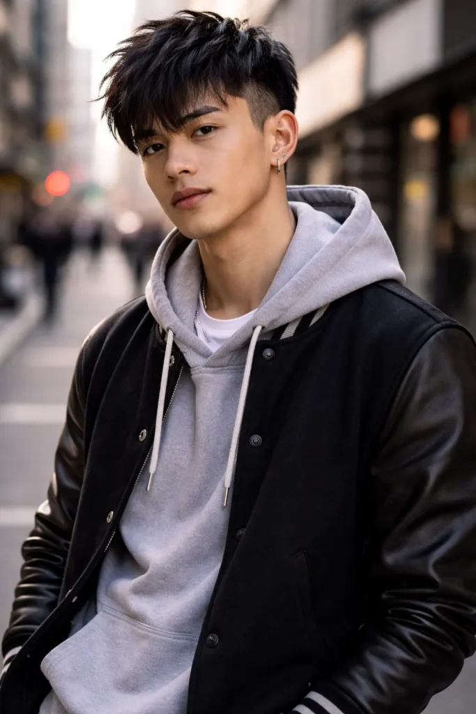 Undercut with Textured Fringe