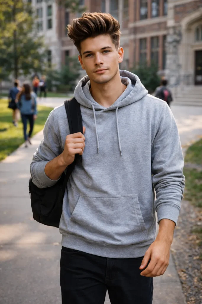 Youthful College Quiff