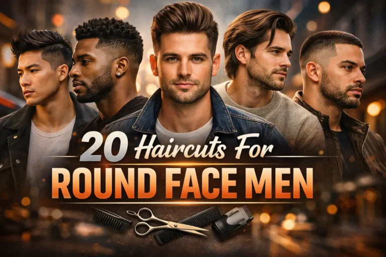 20 Best Haircuts for Round Face Men That Slim Your Face