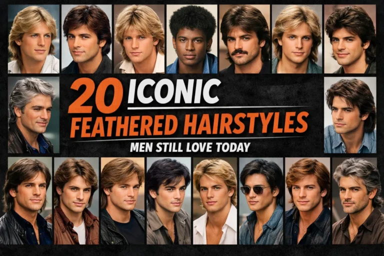 20 Iconic Feathered Hairstyles Men Still Love Today
