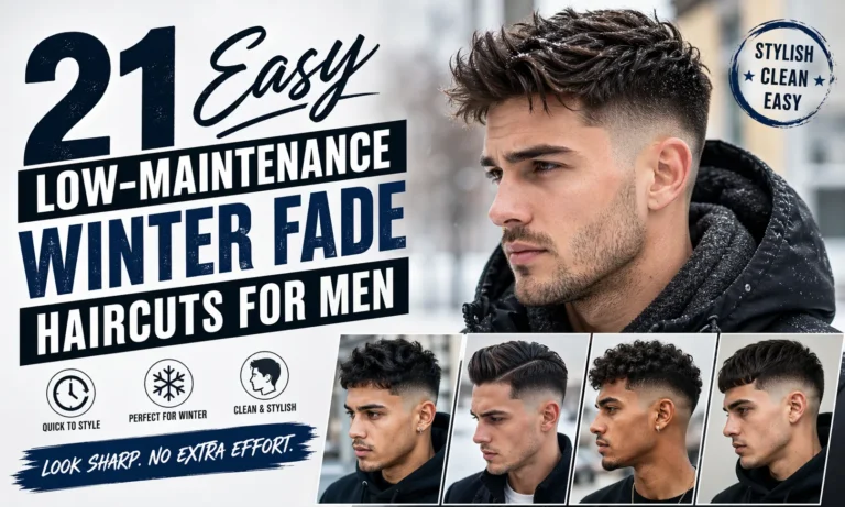 21 Easy Low-Maintenance Winter Fade Haircuts for Men