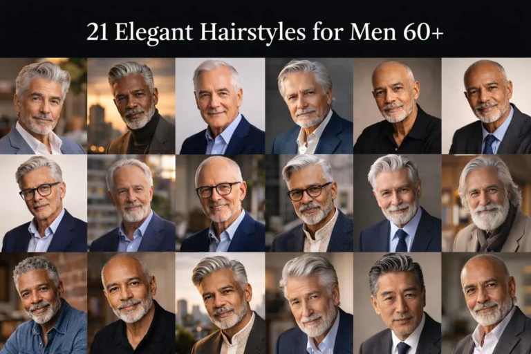 21 Elegant Hairstyles for Men 60+