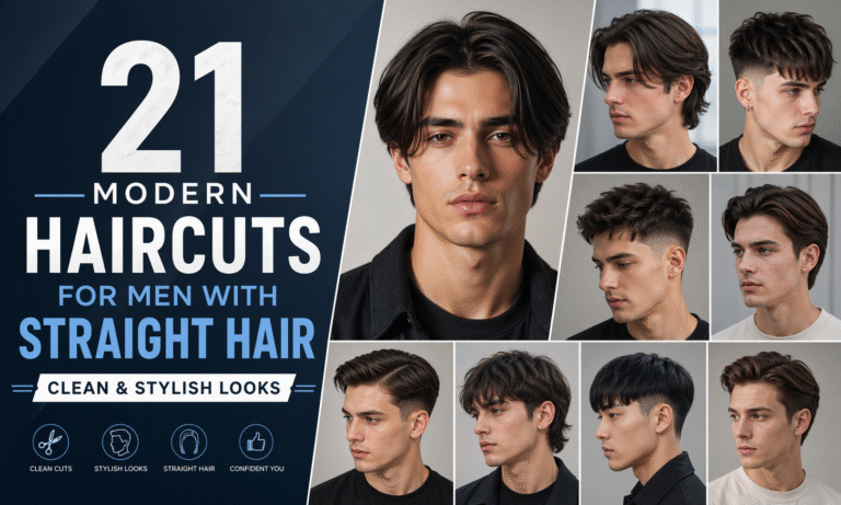 21 Modern Haircuts for Men with Straight Hair (Clean & Stylish Looks)