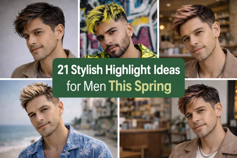 21 Stylish Highlight Ideas for Men This Spring 2025 (Fresh & Modern Looks)