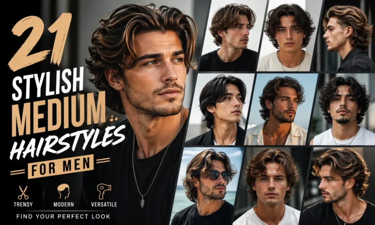 21 Stylish Medium Hairstyles for Men
