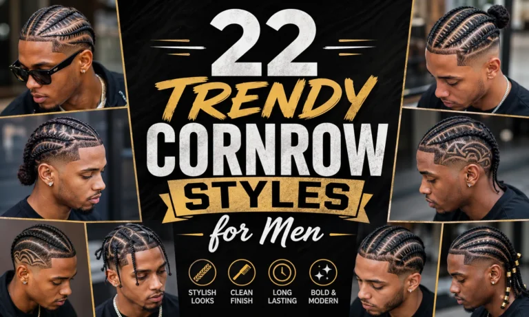 22 Trendy Cornrow Styles for Men That Look Clean, Sharp, and Modern