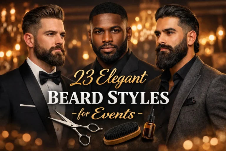 23 Elegant Beard Styles for Events That Make You Look Sharp and Confident
