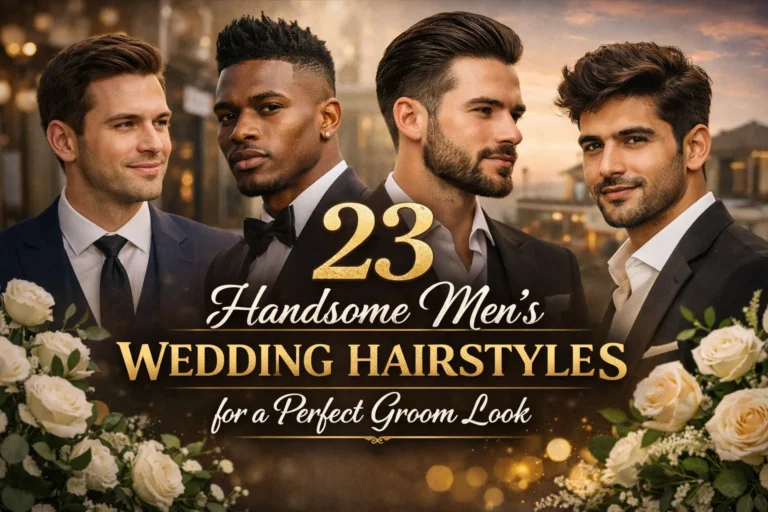 23 Handsome Men’s Wedding Hairstyles for a Perfect Groom Look
