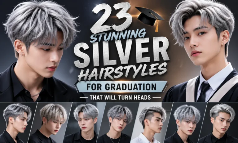 23 Stunning Silver Hairstyles for Graduation That Will Turn Heads