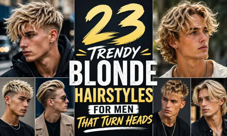 23 Trendy Blonde Hairstyles for Men That Turn Heads