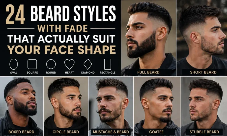 24 Beard Styles With Fade That Actually Suit Your Face Shape