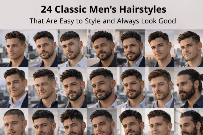24 Classic Men’s Hairstyles That Are Easy to Style and Always Look Good