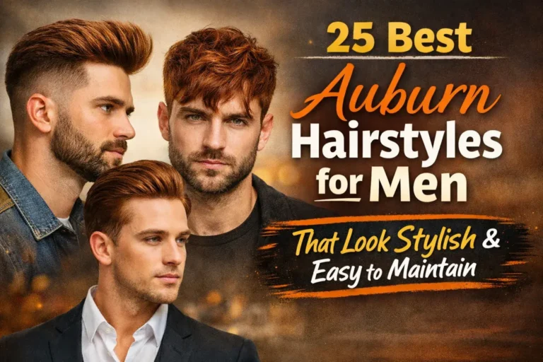 25 Best Auburn Hairstyles for Men That Look Stylish and Easy to Maintain