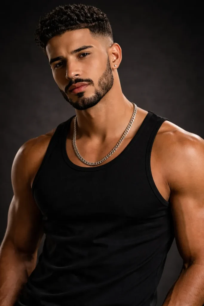 Angled Beard with Clean Cheeks