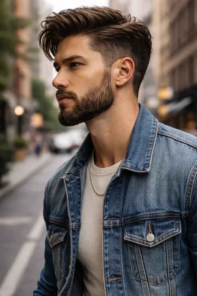 Angular Ducktail Beard