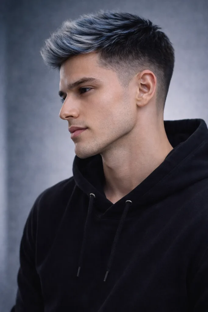 Ash Blue Tint Highlights