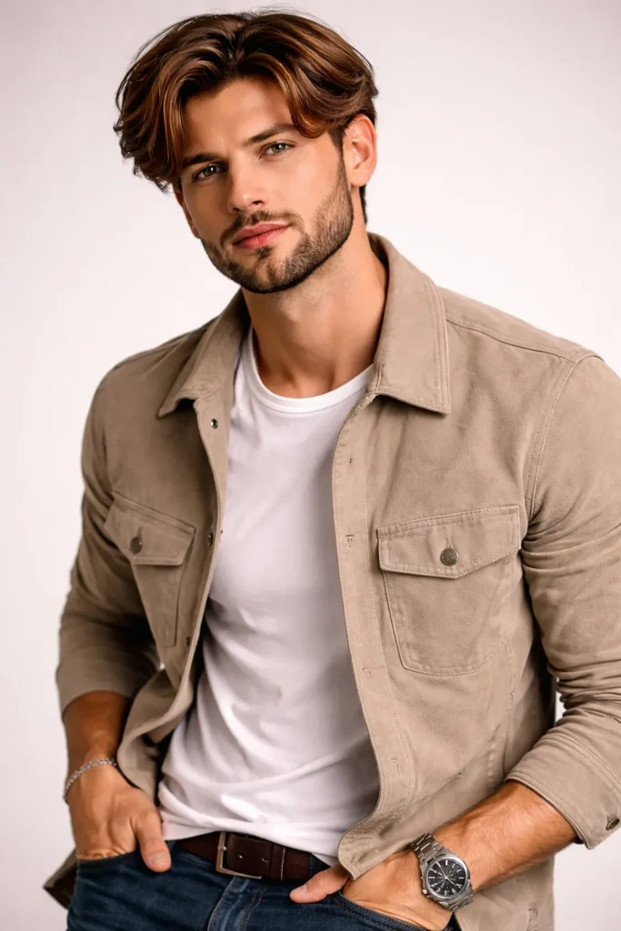 Auburn Layered Medium Length