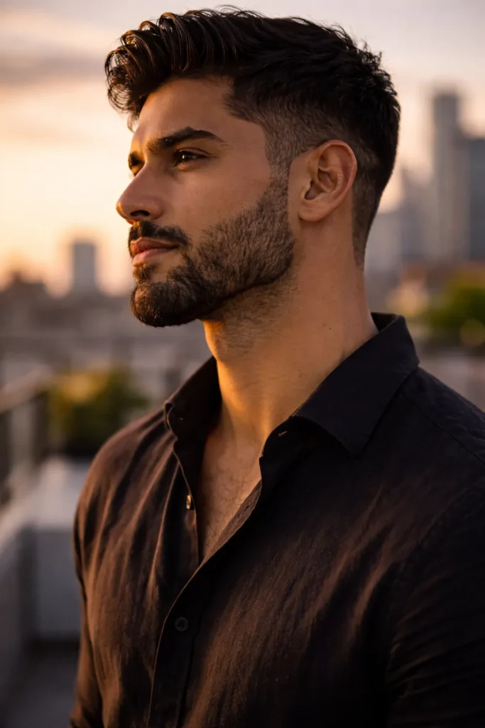Beard With Natural Cheek Growth