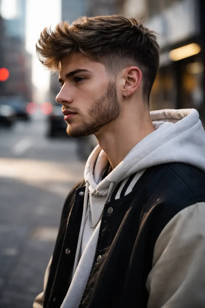 Beard with Sharp Cheek Line
