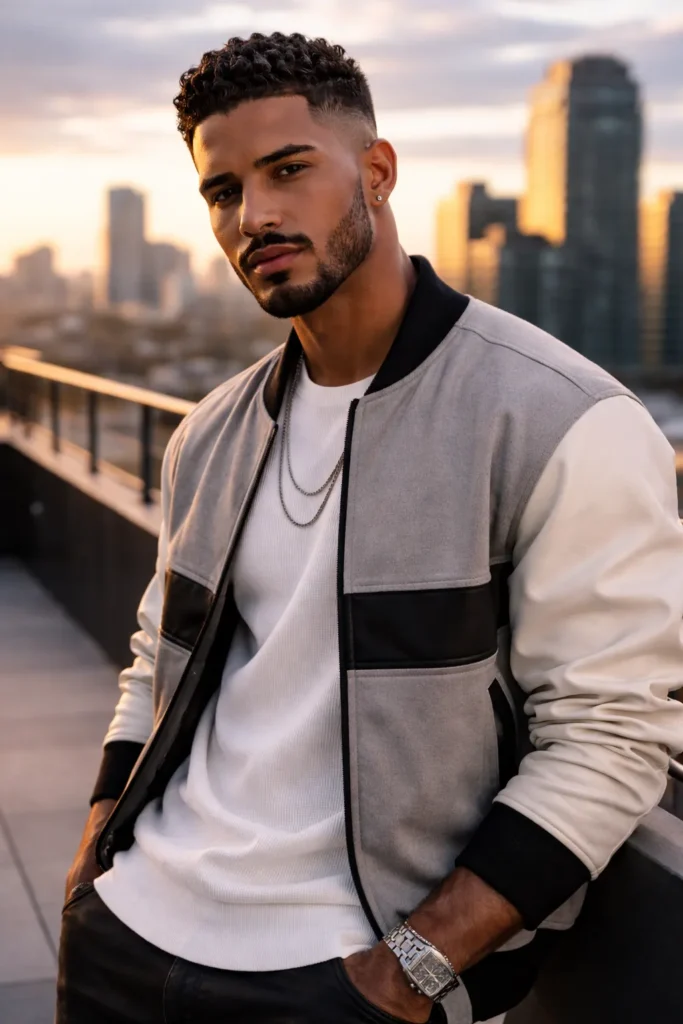 Beard with Skin Fade Sides