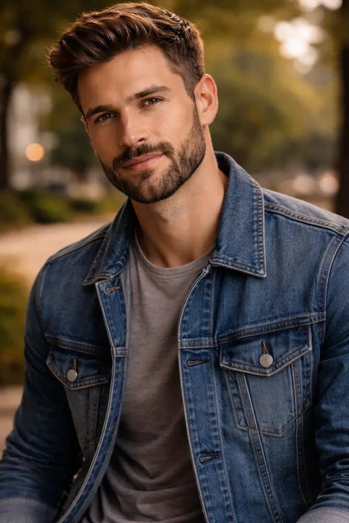 Beardstache (Beard with Statement Mustache)