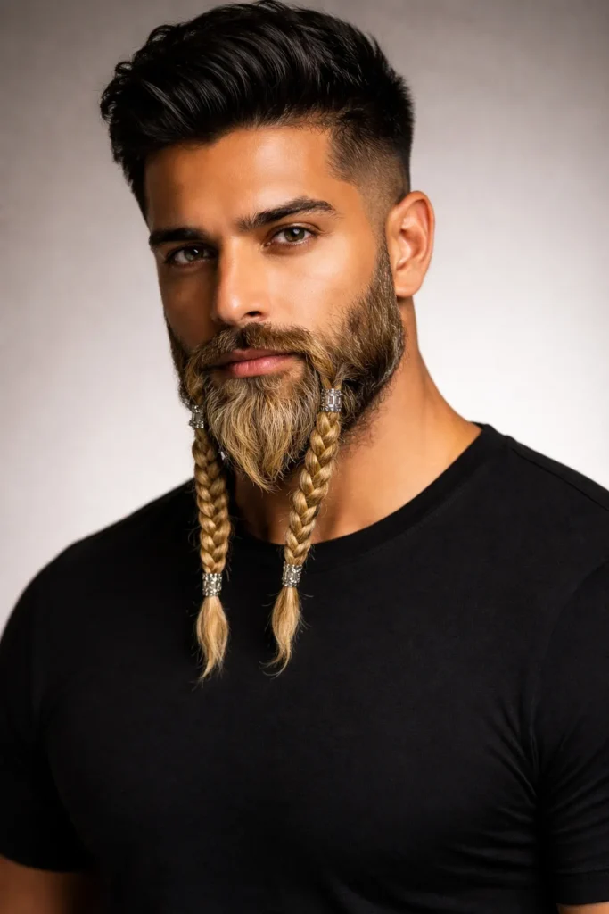Blonde Beard with Clean Cheek Line