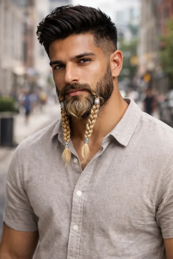 Blonde Beard with Taper