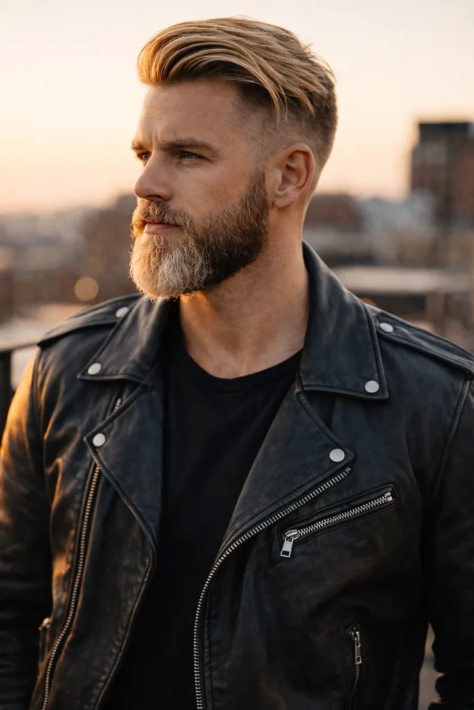 Blonde Beard with Undercut