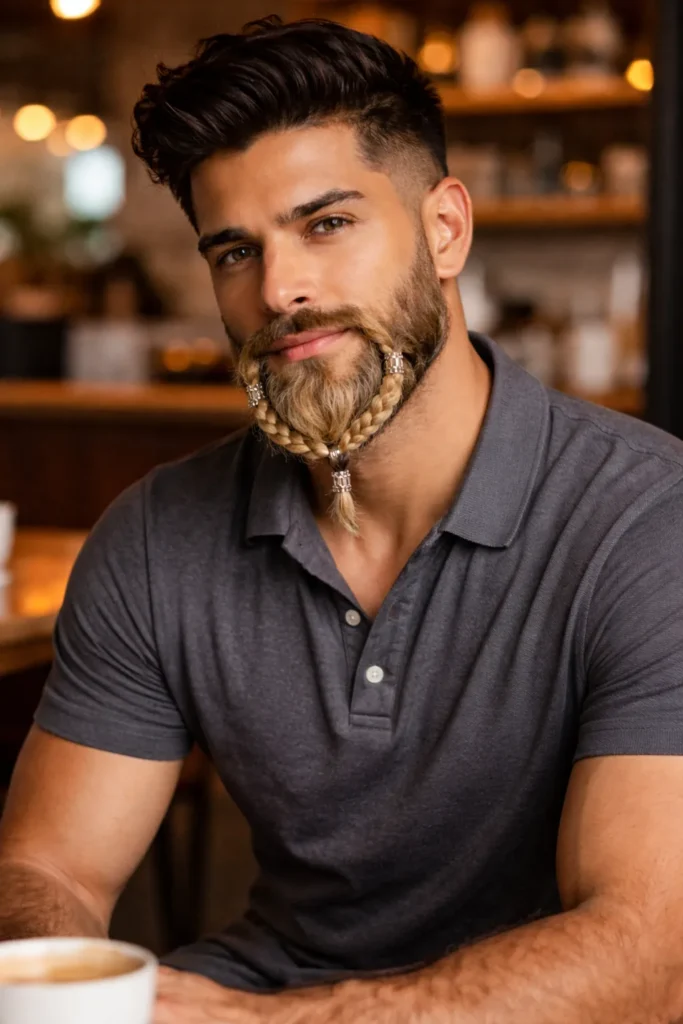 Blonde Circle Beard