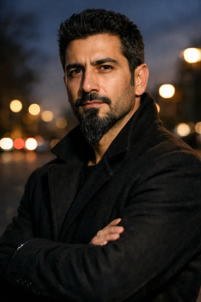 Bold Extended Chin Point Beard