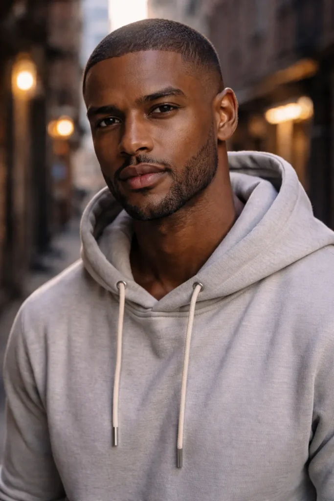 Buzz Cut with Clean Beard