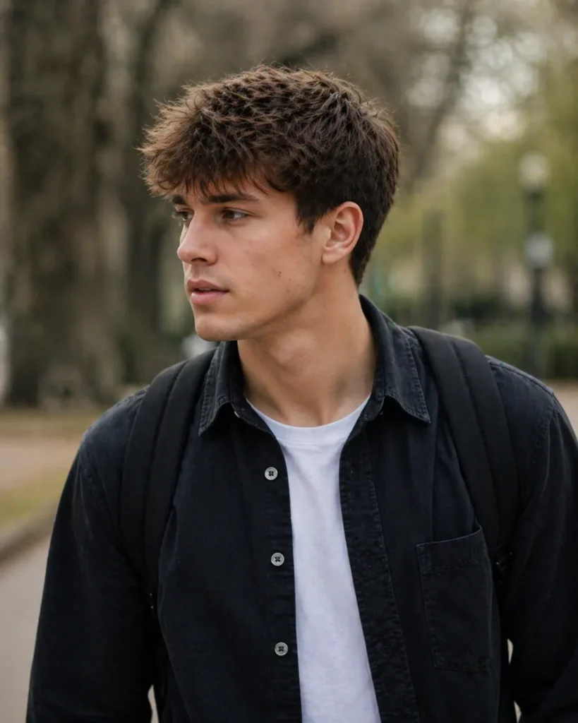 Casual Tousled Short Hair