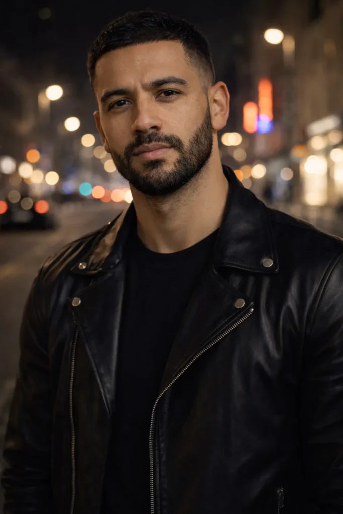 Chin Heavy Defined Beard Style