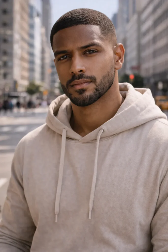 Classic Crew Cut with Skin Taper