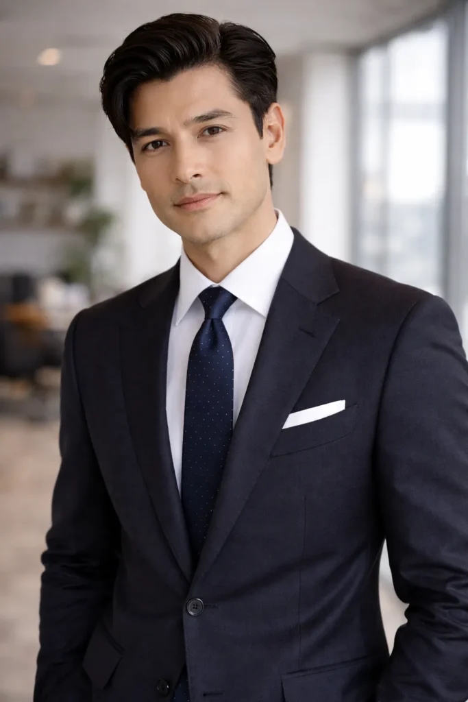 Classic Gentleman Side Part