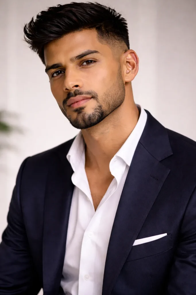 Classic Goatee With Clean Sides