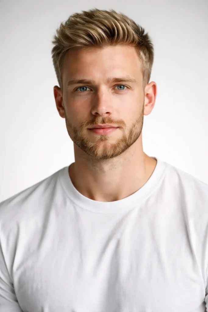 Classic Short Blonde Beard