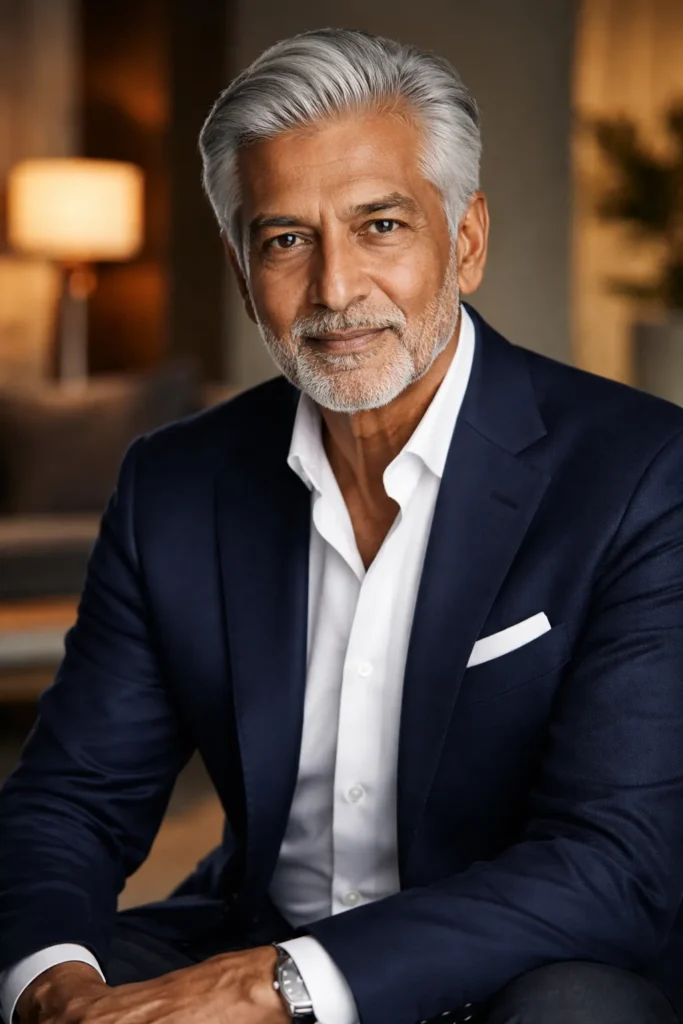 Classic Side Part (Grey Edition)