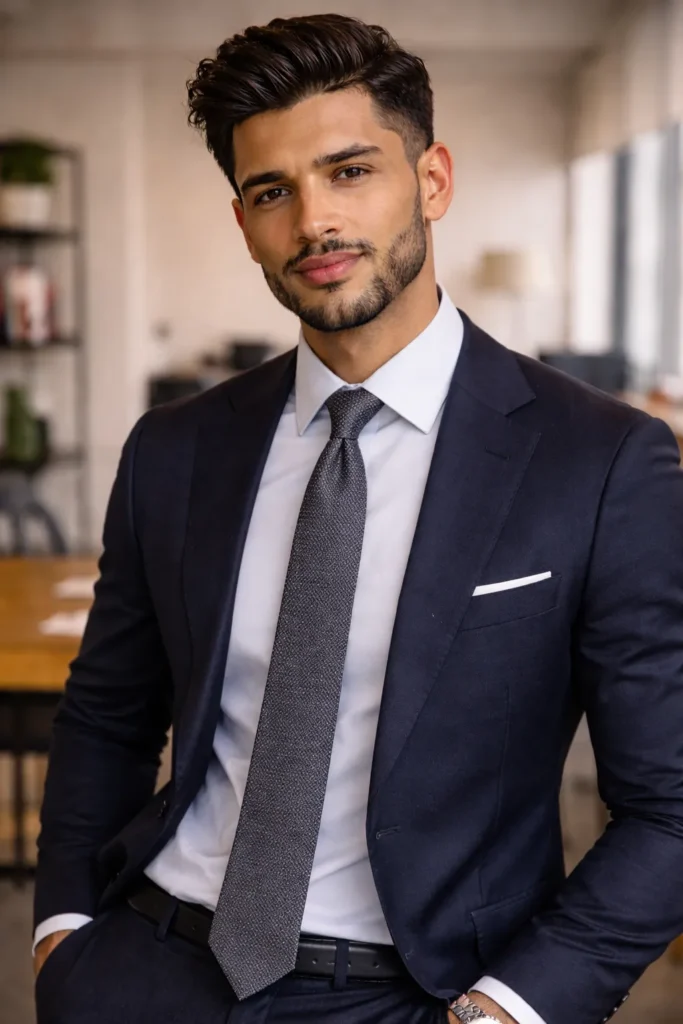 Classic Taper with Brushed-Up Top