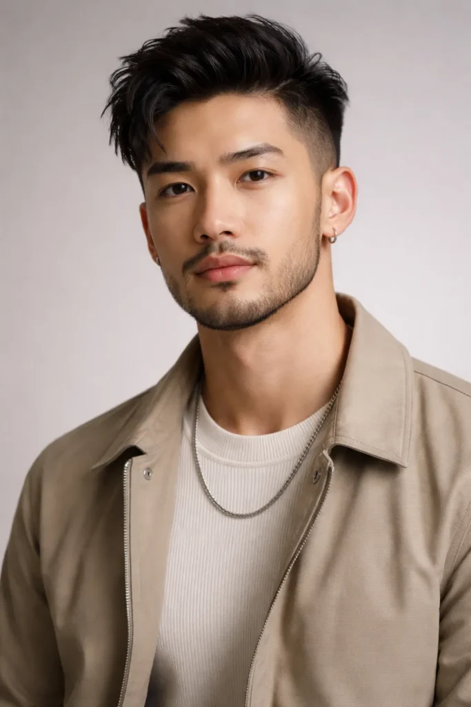 Clean Beard with Undercut Jaw Emphasis