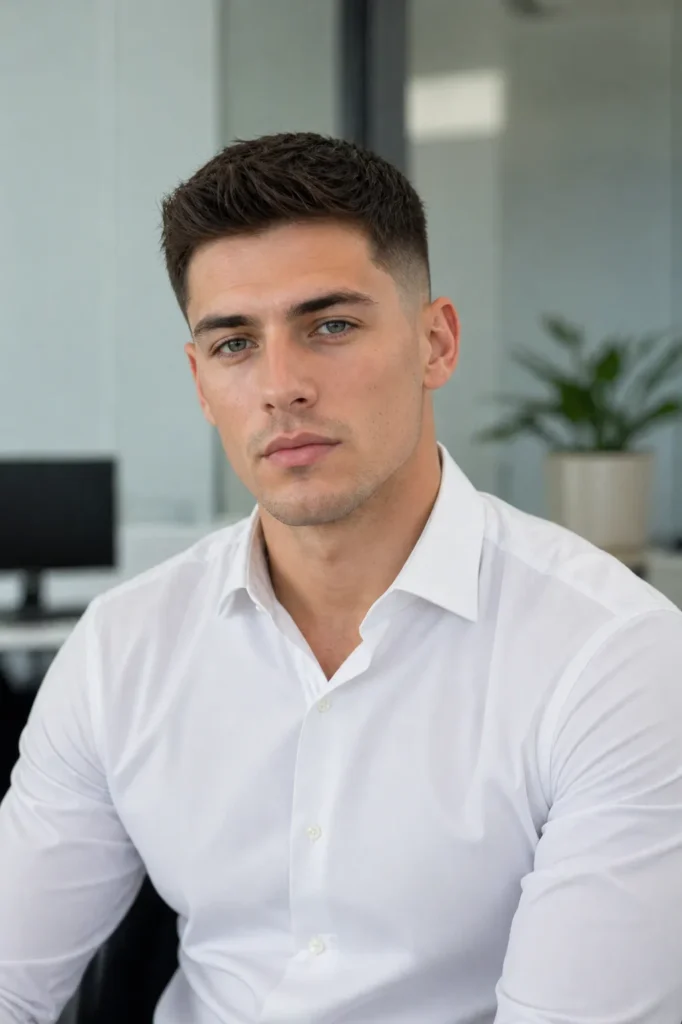 Clean Mid Fade with Short Top