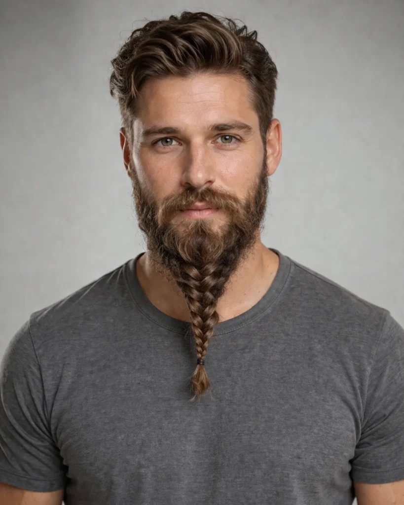 Colored Beard Braid