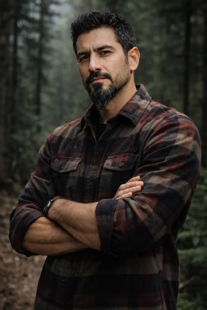  Controlled Rugged Pointed Beard