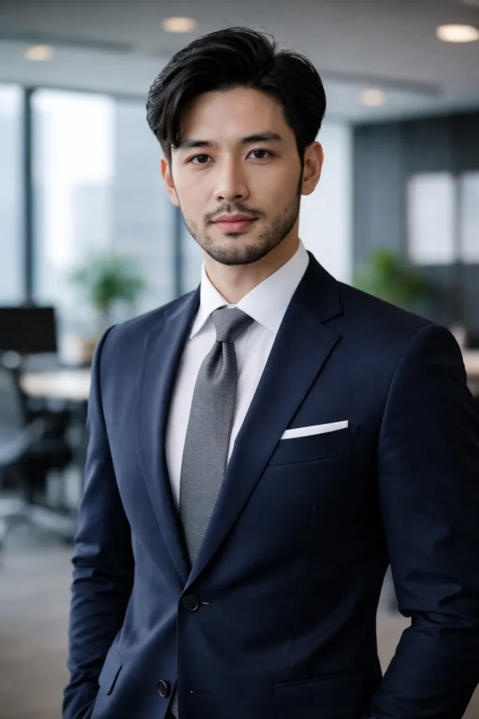 Corporate Beard (Medium Length, Sharp Edges)