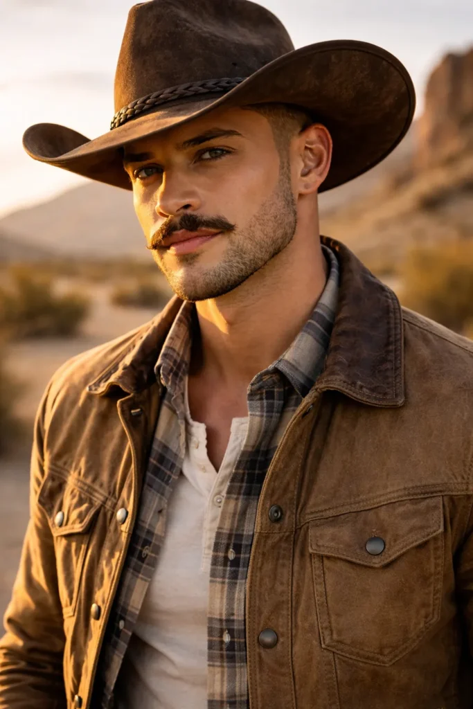 Cowboy Mustache Style