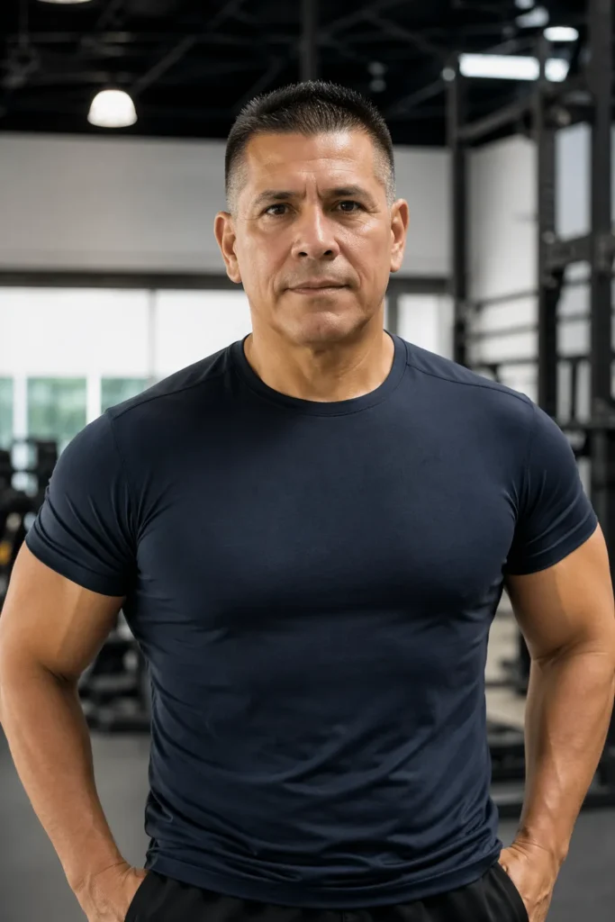 Crew Cut with Clean Tapered Sides